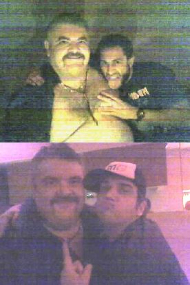pictures with Evil Jared & Jimmy Pop from Bloodhound Gang band after their concert in NYC where I was Guest of Honor.